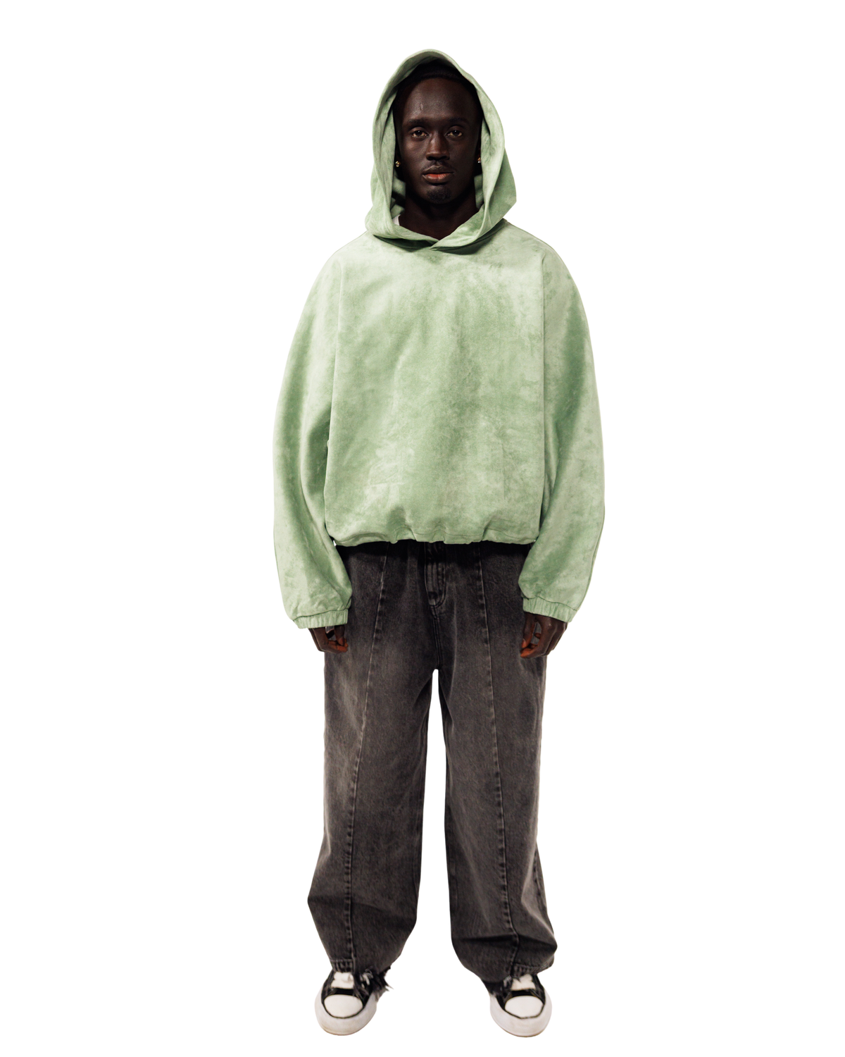 Mobius Double Layer Hoodie in Sage Moss
