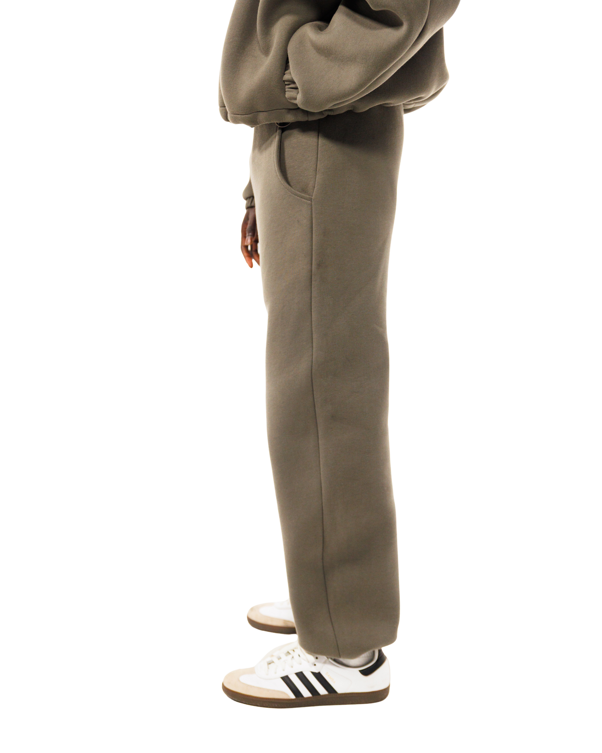 Mobius Double Layer Pant in Stone Olive