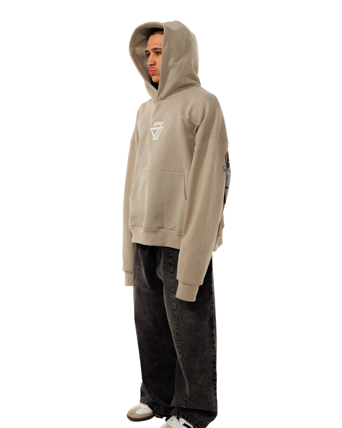 Last Supper Hoodie in Bone