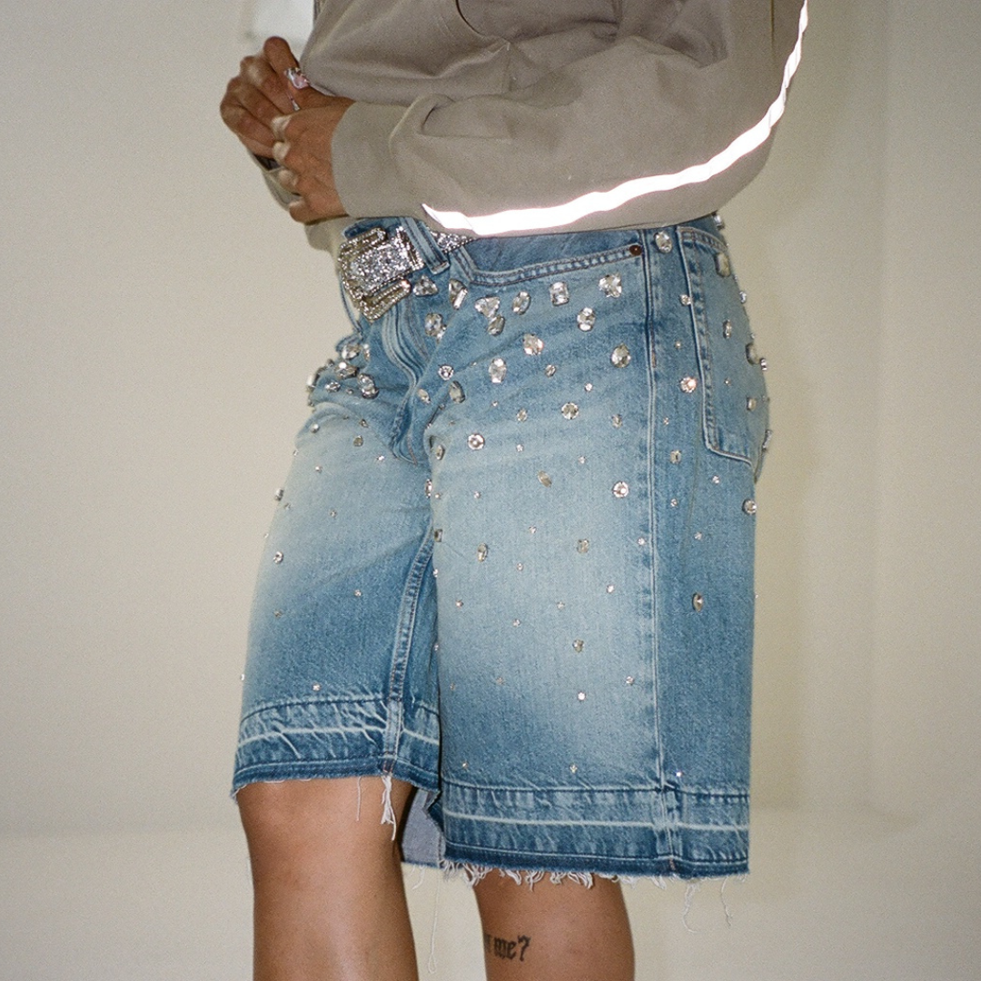 “GLINT" Denim Shorts