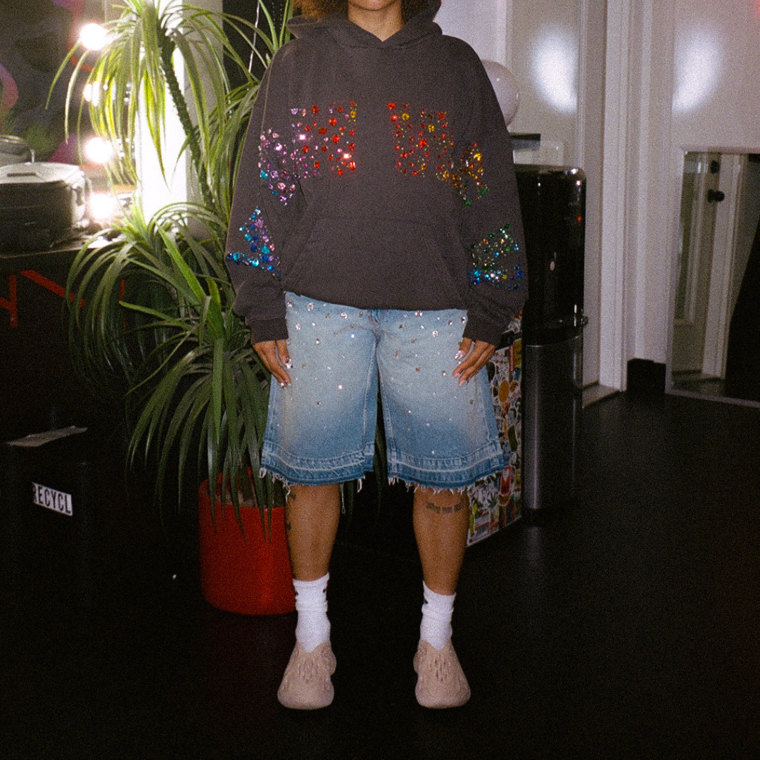 “GLINT" Denim Shorts