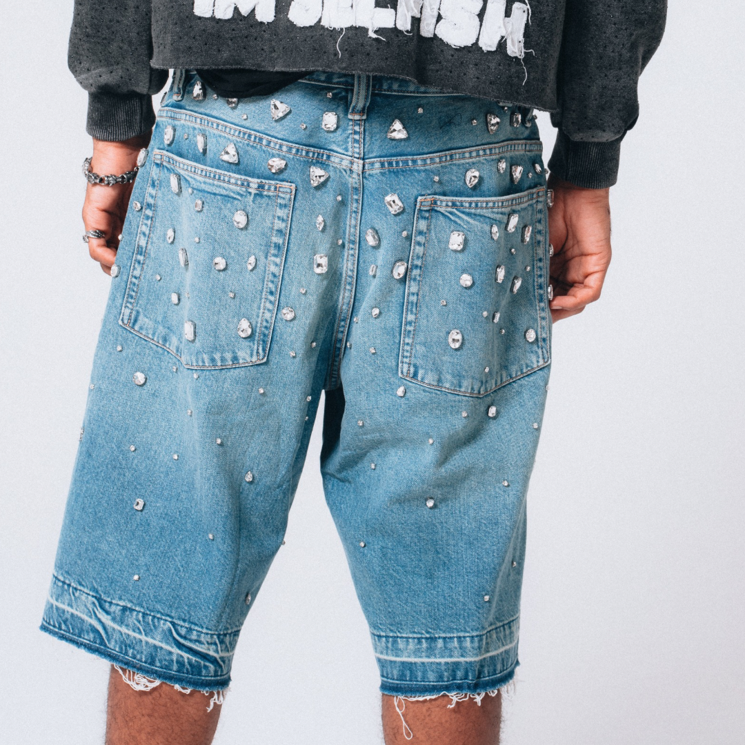 “GLINT" Denim Shorts