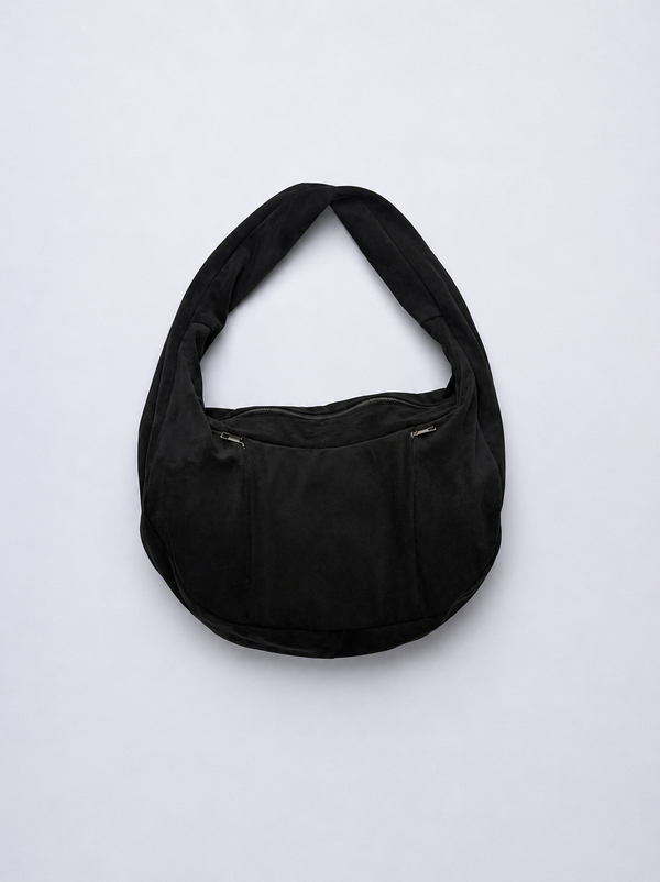 Mobius Bag in Midnight Suede