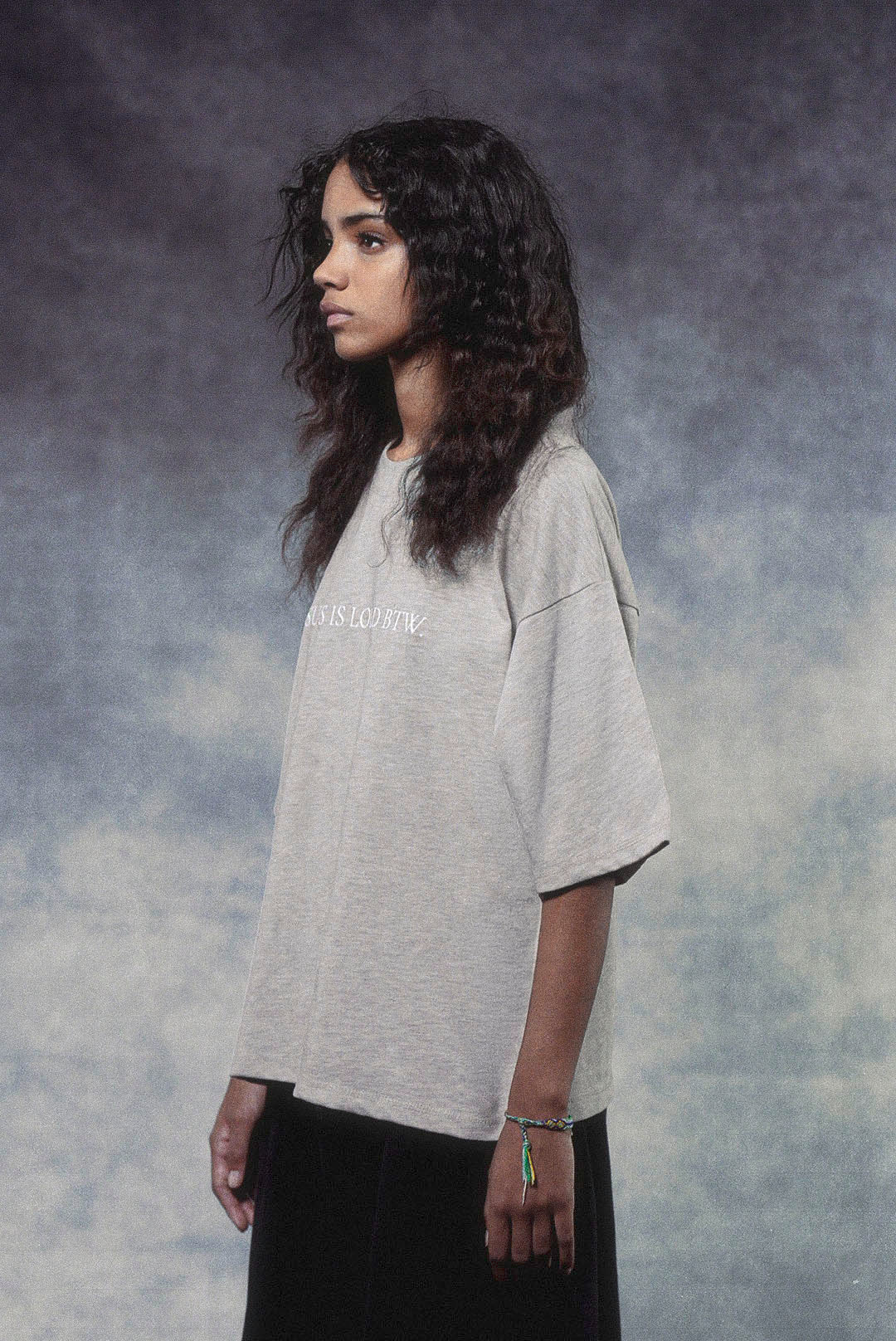Jesus Is Lord BTW Tee in Heather Gray