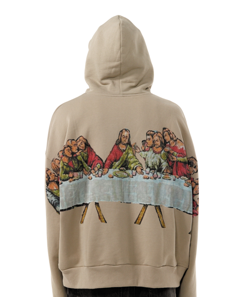 Last Supper Hoodie in Bone – GOD IN US