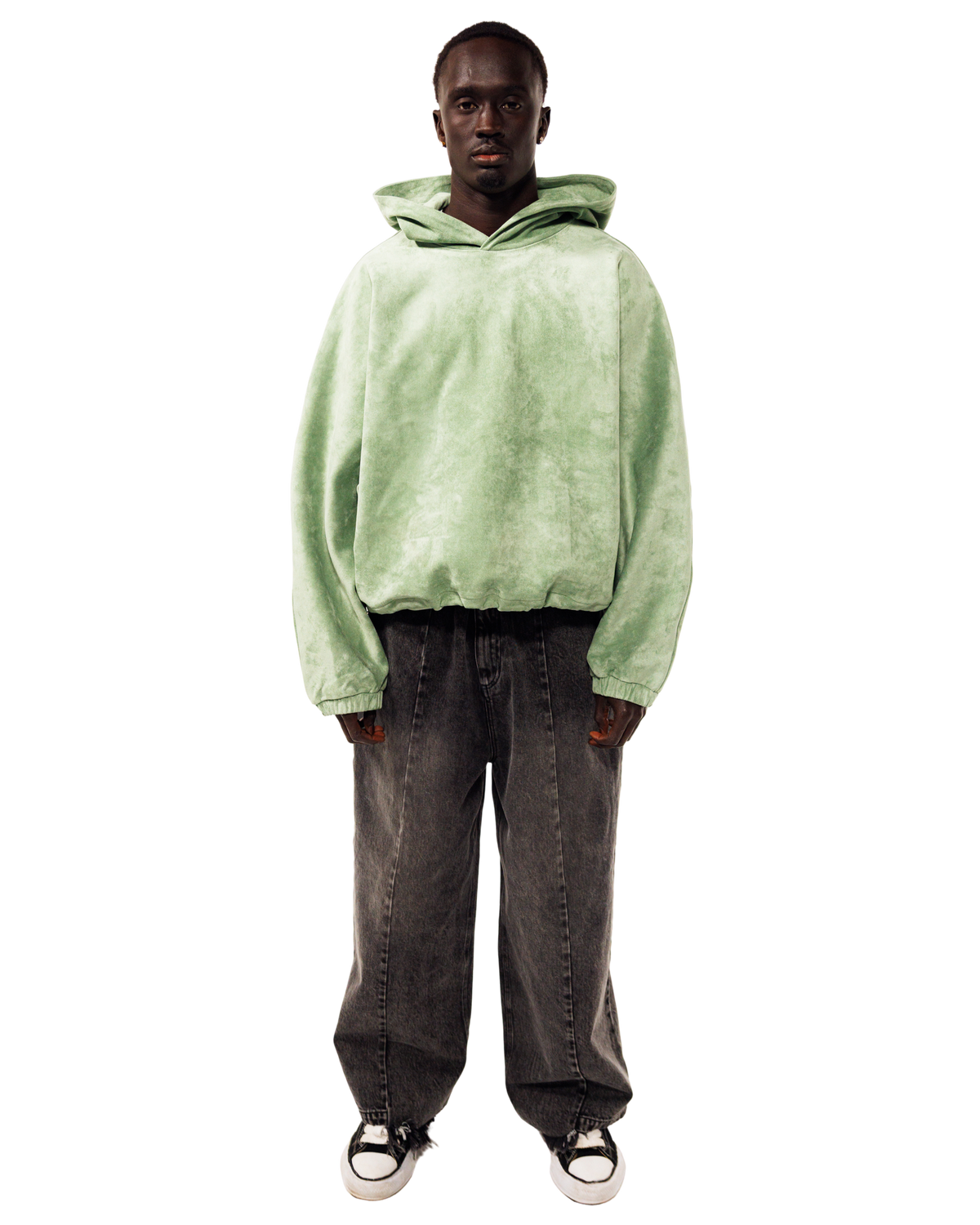 Mobius Double Layer Hoodie in Sage Moss