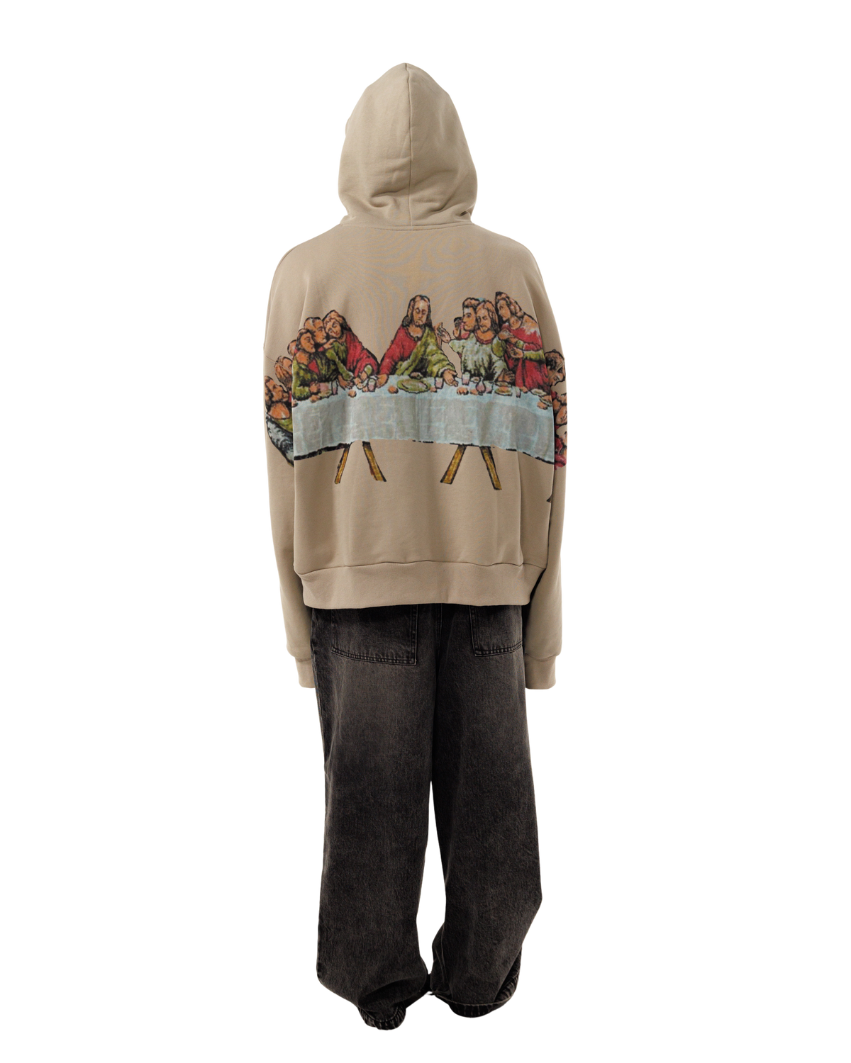 Last Supper Hoodie in Bone