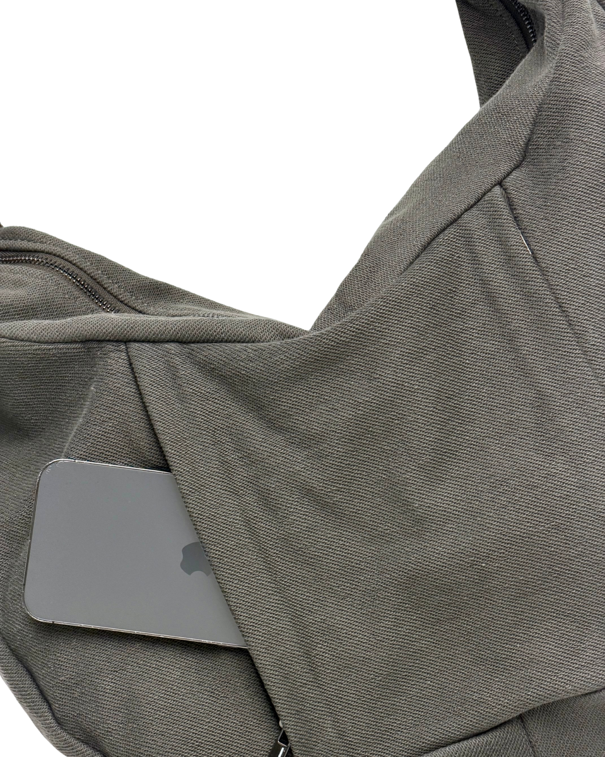 Mobius Bag in Stone Olive