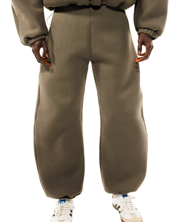 Mobius Double Layer Pant in Stone Olive