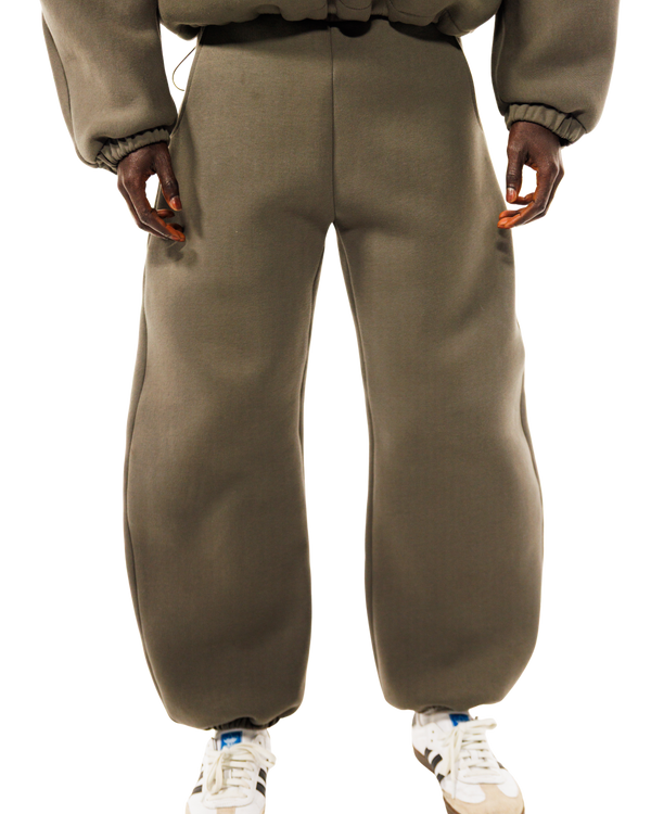 Mobius Double Layer Pant in Stone Olive
