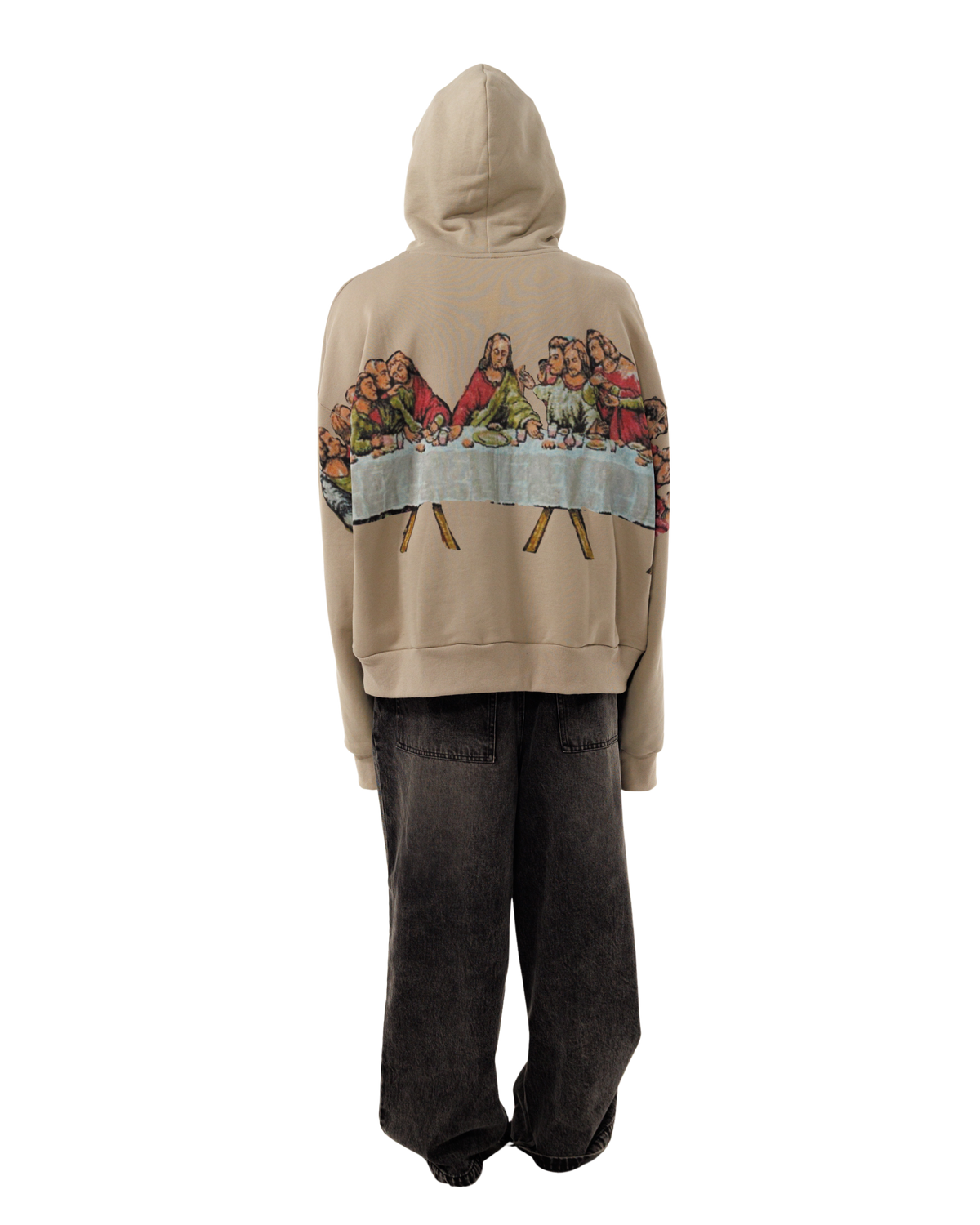 Last Supper Hoodie in Bone