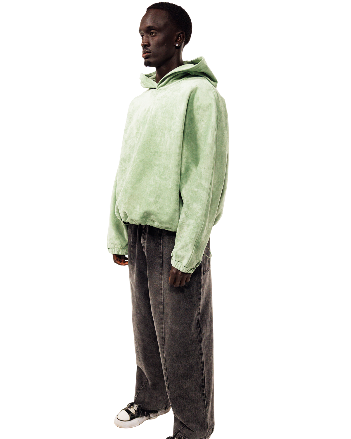Mobius Double Layer Hoodie in Sage Moss