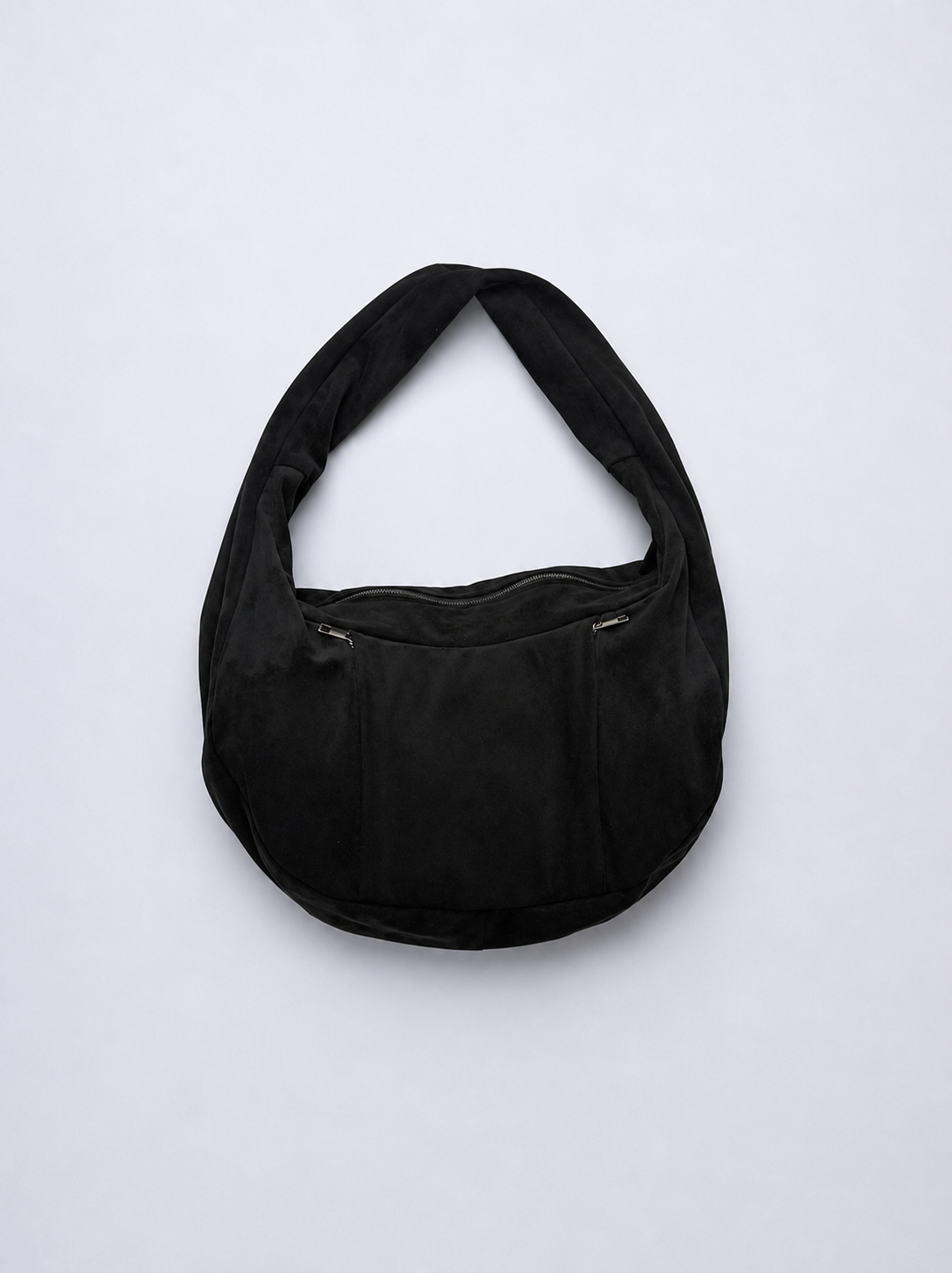 Mobius Bag in Midnight Suede