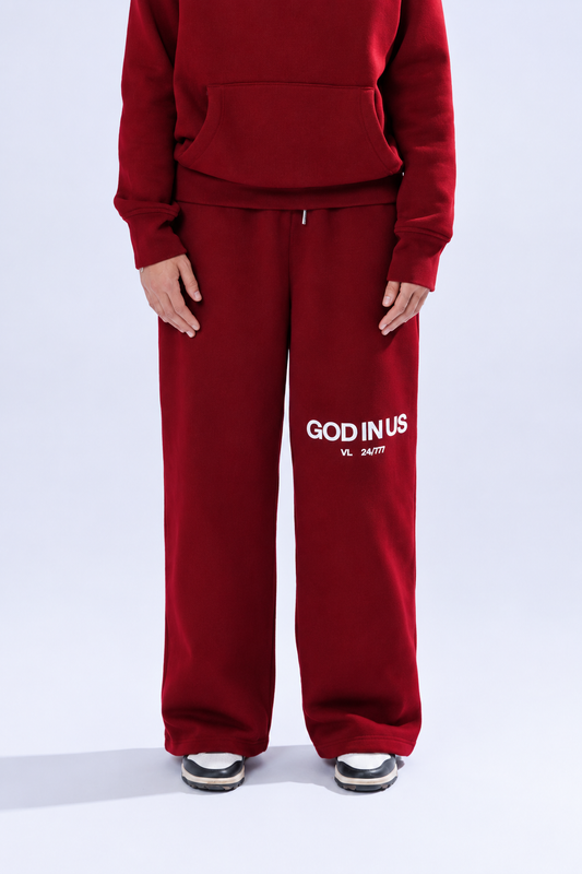 24/7 Essential Pant in Wine