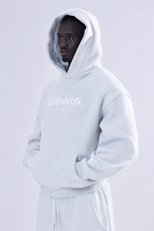 24/7 Essential Hoodie in Cloud