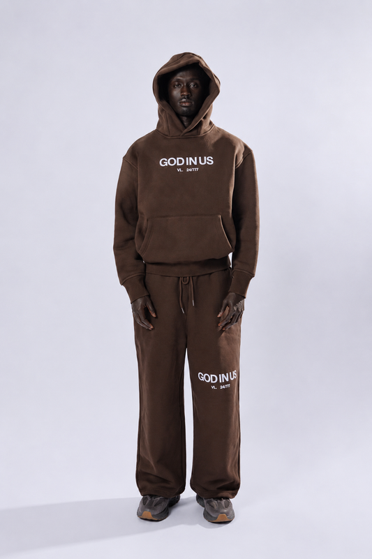 24/7 Essential Hoodie in Mocha